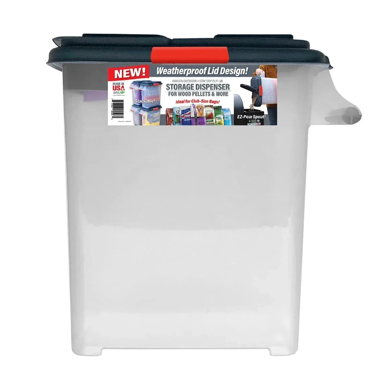 Buddeez 40 lb. Pellet and Multi-Use Storage Dispenser