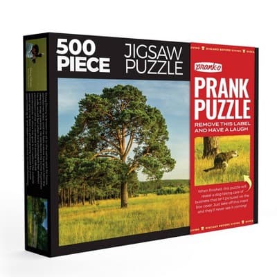 Prank-O 500pc When Nature Calls Alone at Last Jigsaw Puzzles