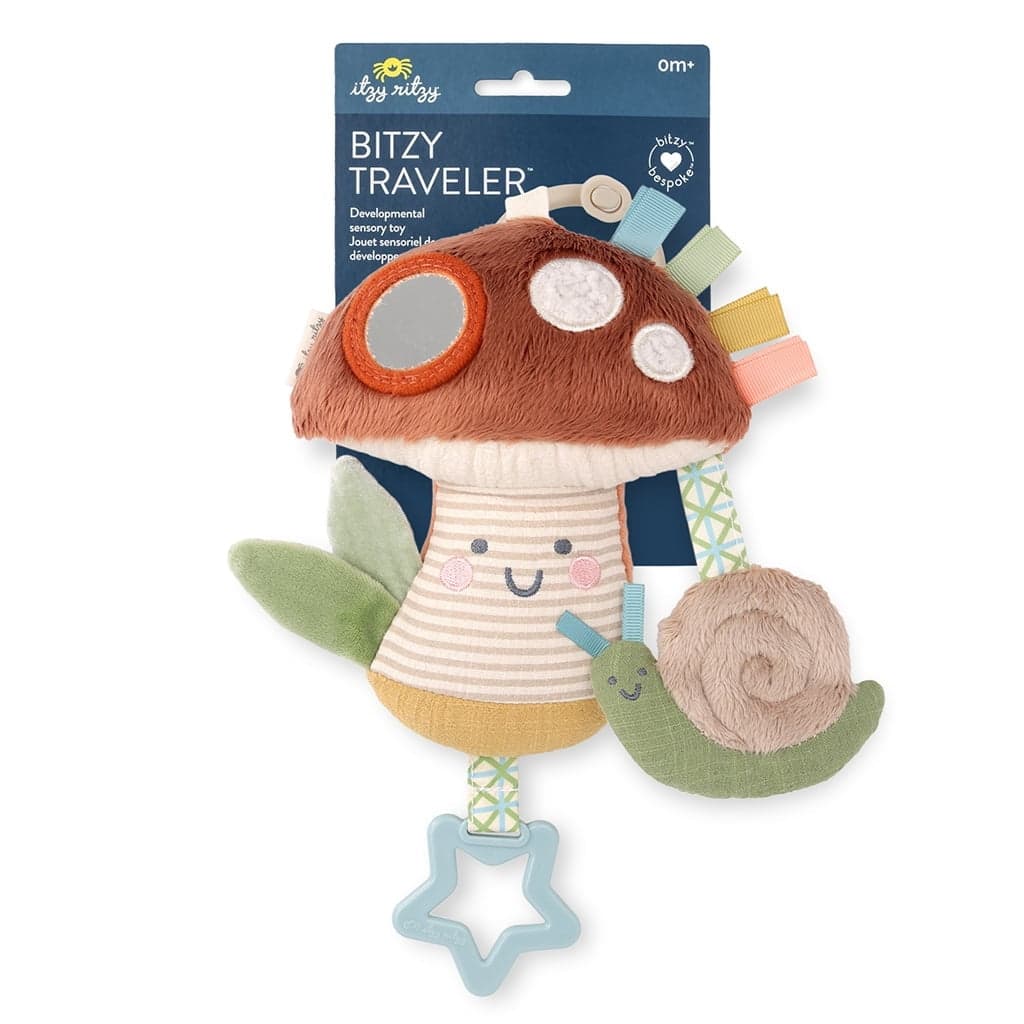 Itzy Ritzy Bitzy Traveler Mushroom Silicone Travel Toy