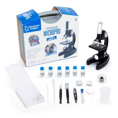 Educational Insights GeoSafari Micropro 95-Piece Microscope Set