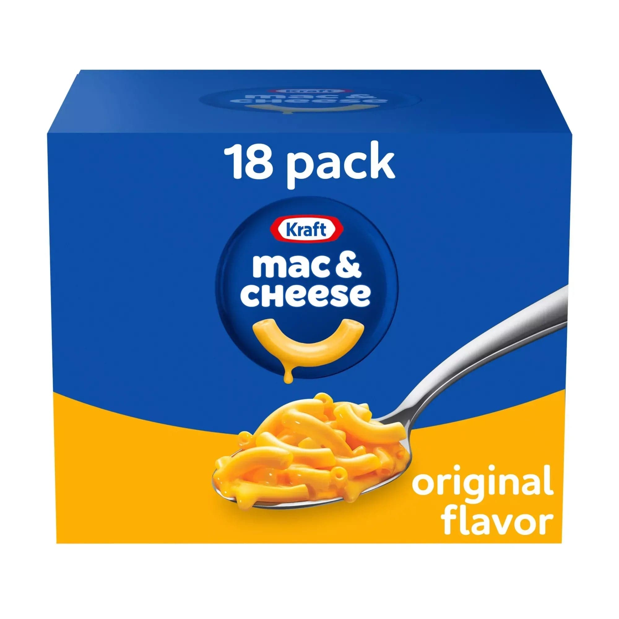 Kraft Original Mac & Cheese Dinner, 18 ct./7.25 oz.