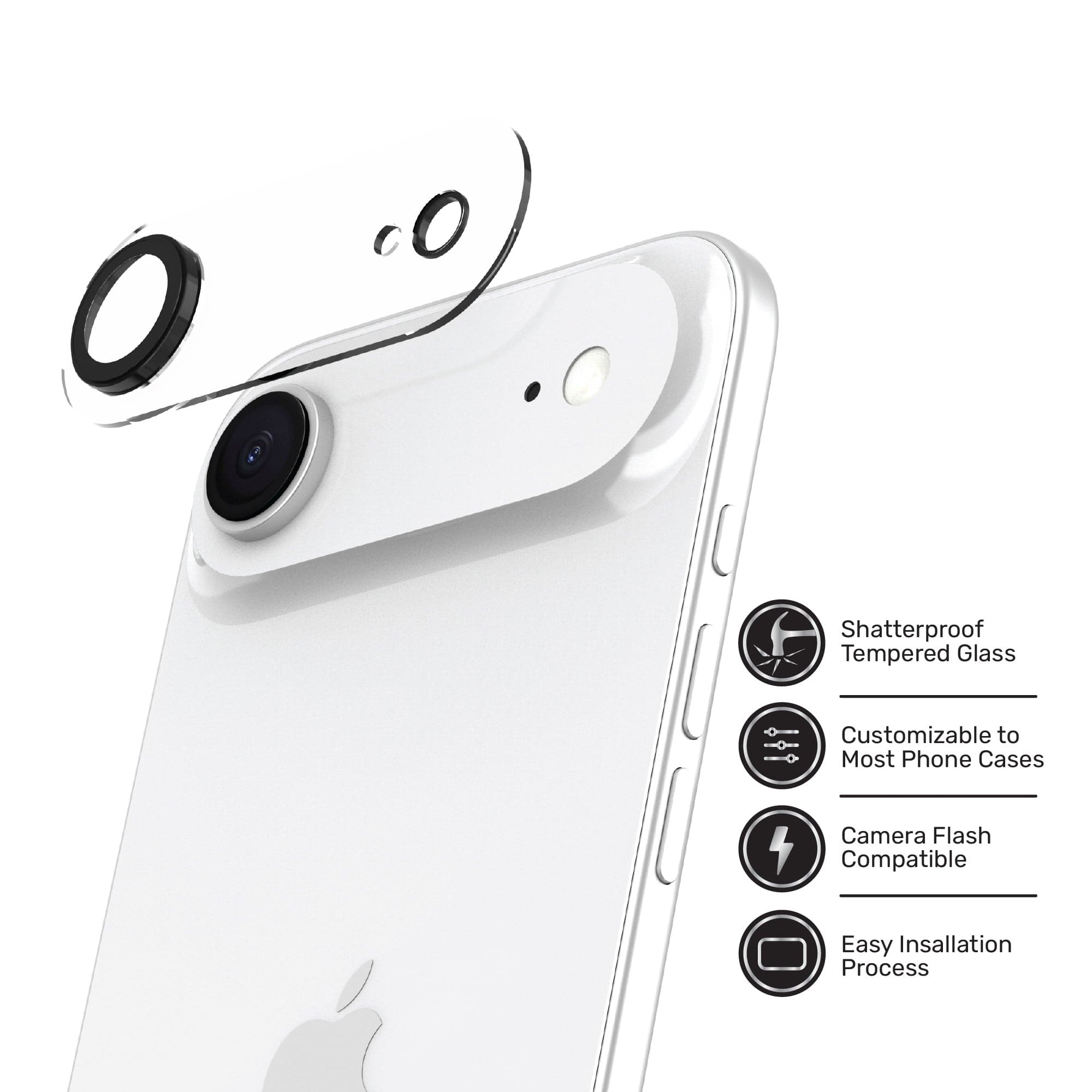 DuraGlass Camera Glass Protector for iPhone 17