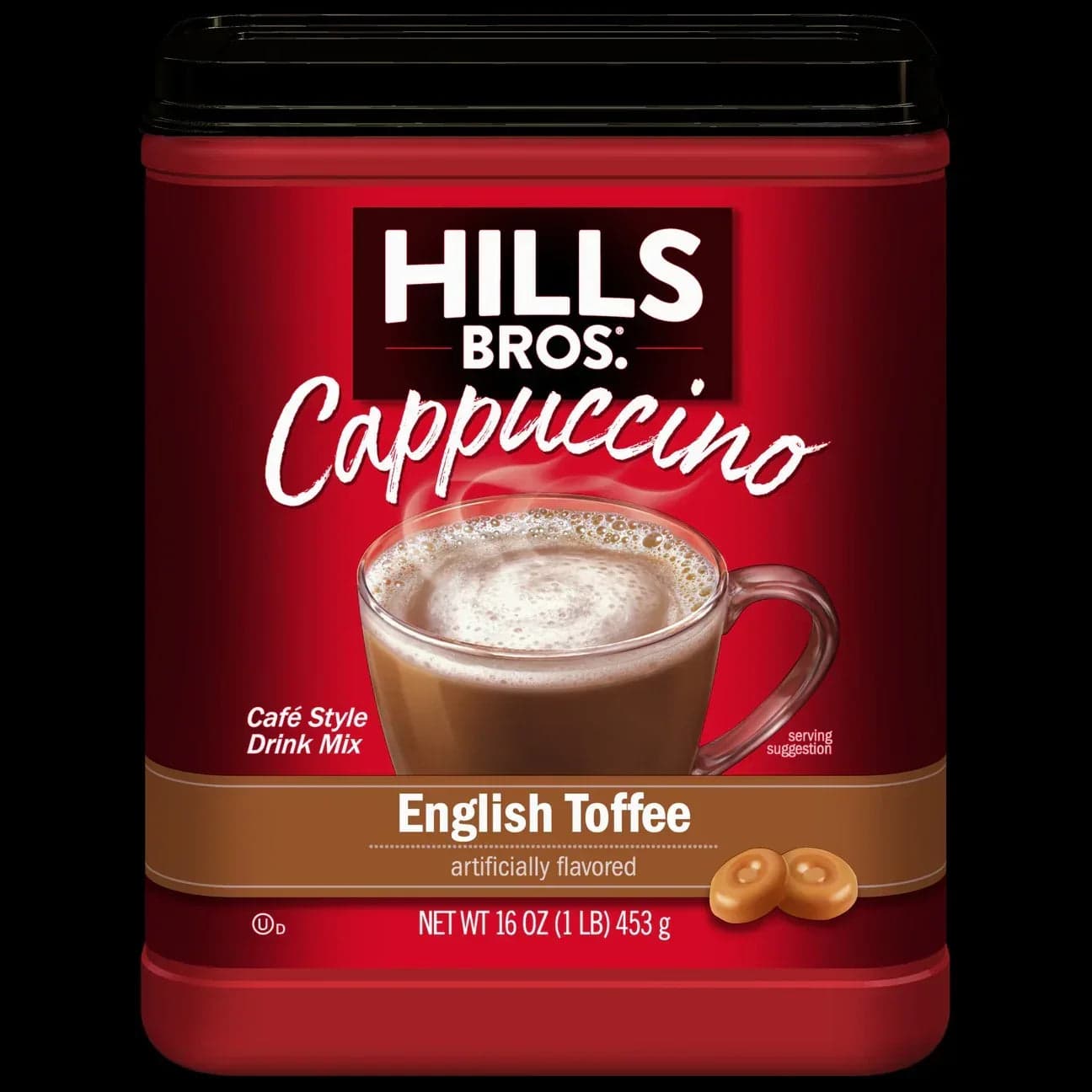Hills Bros. Cappuccino English Toffee Instant Cappuccino Mix