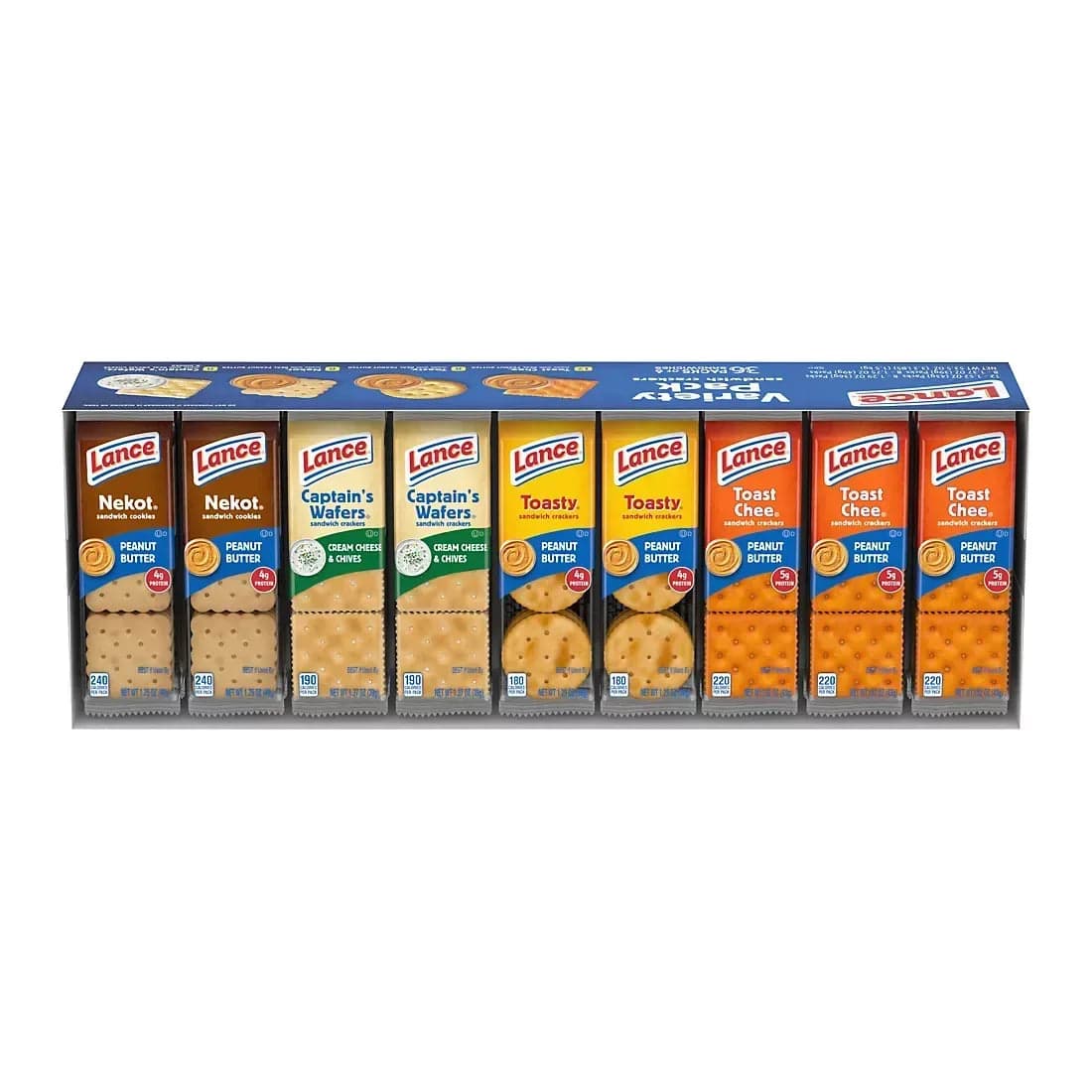 Lance Sandwich Crackers Variety Pack, 36 ct.