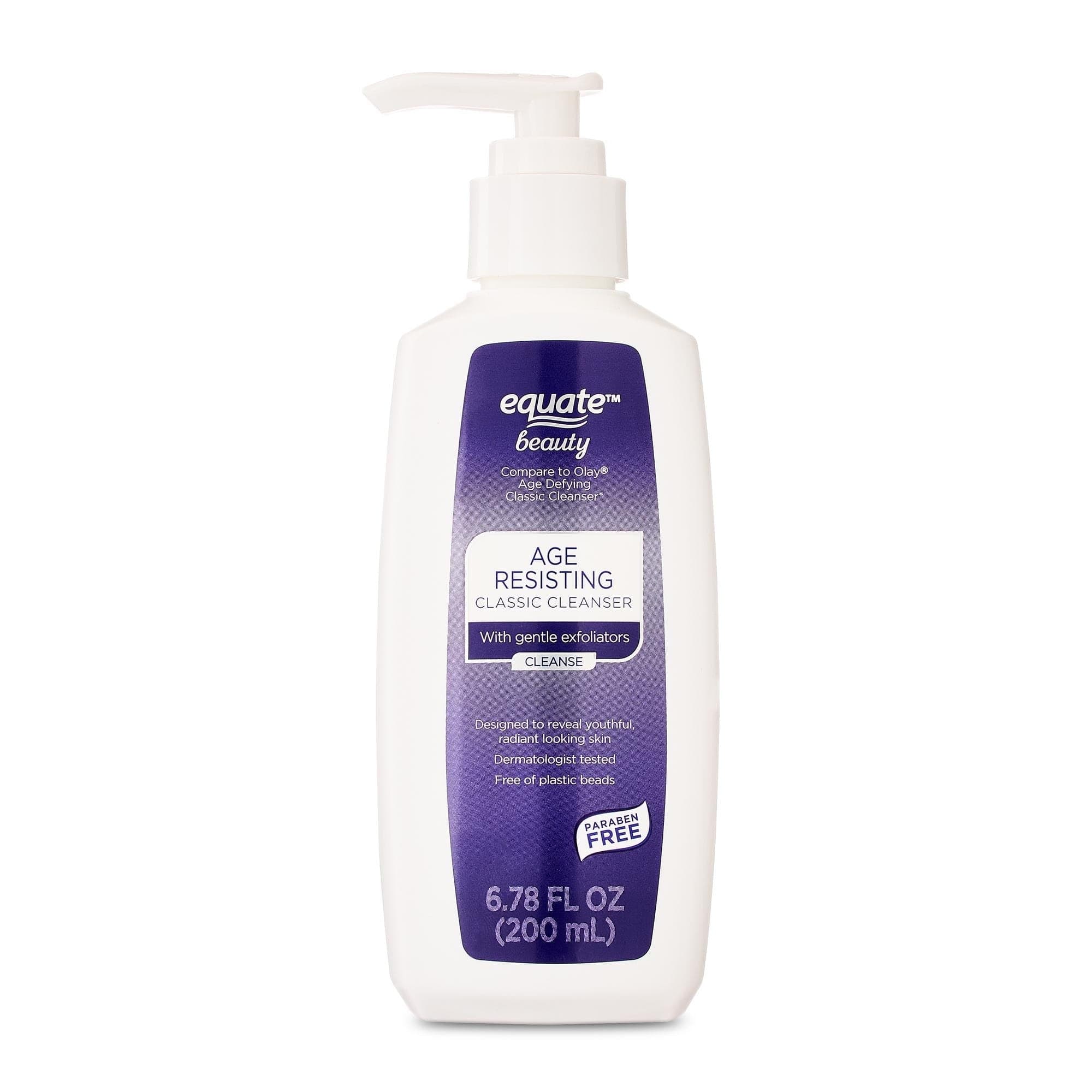 Equate Age Resisting Classic Cleanser, 6.78 fl oz