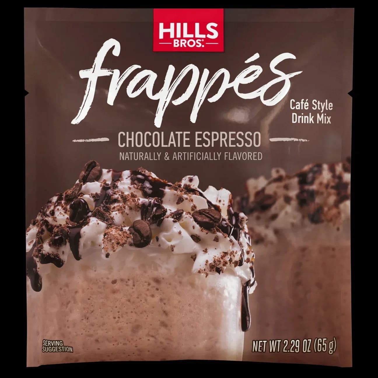 Hills Bros. Frappe Chocolate Espresso Iced Coffee Drink Mix