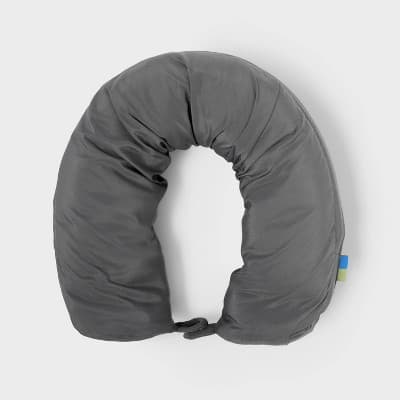 Packing Cube with Neck Pillow - Open Story Gray: Travel Luggage Accessory