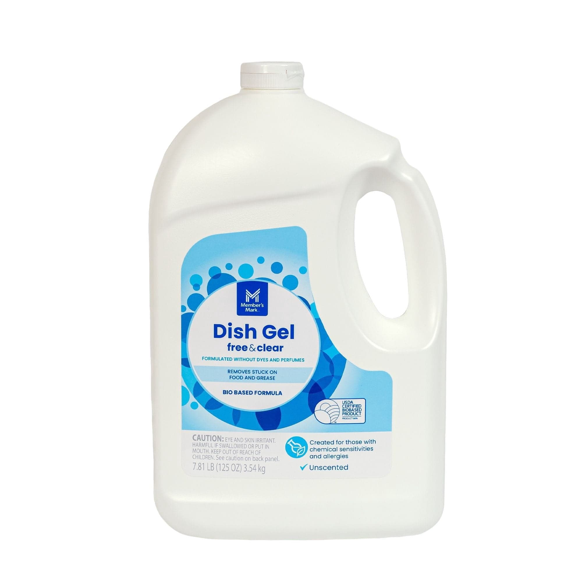 Member's Mark Free & Clear Dishwasher Detergent Gel, 125 fl. oz
