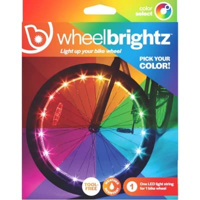 Brightz Color Morphing Bike Wheel LED Lights: Iron, Silicone, Polyurethane, ABS