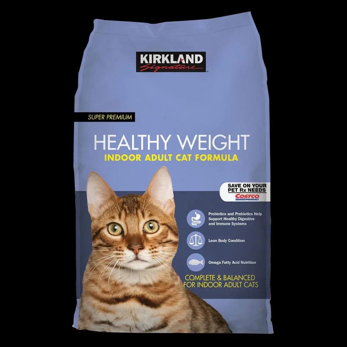 Kirkland Signature Super Premium Healthy Weight Indoor Adult Cat Formula Cat Food, 20 lbs