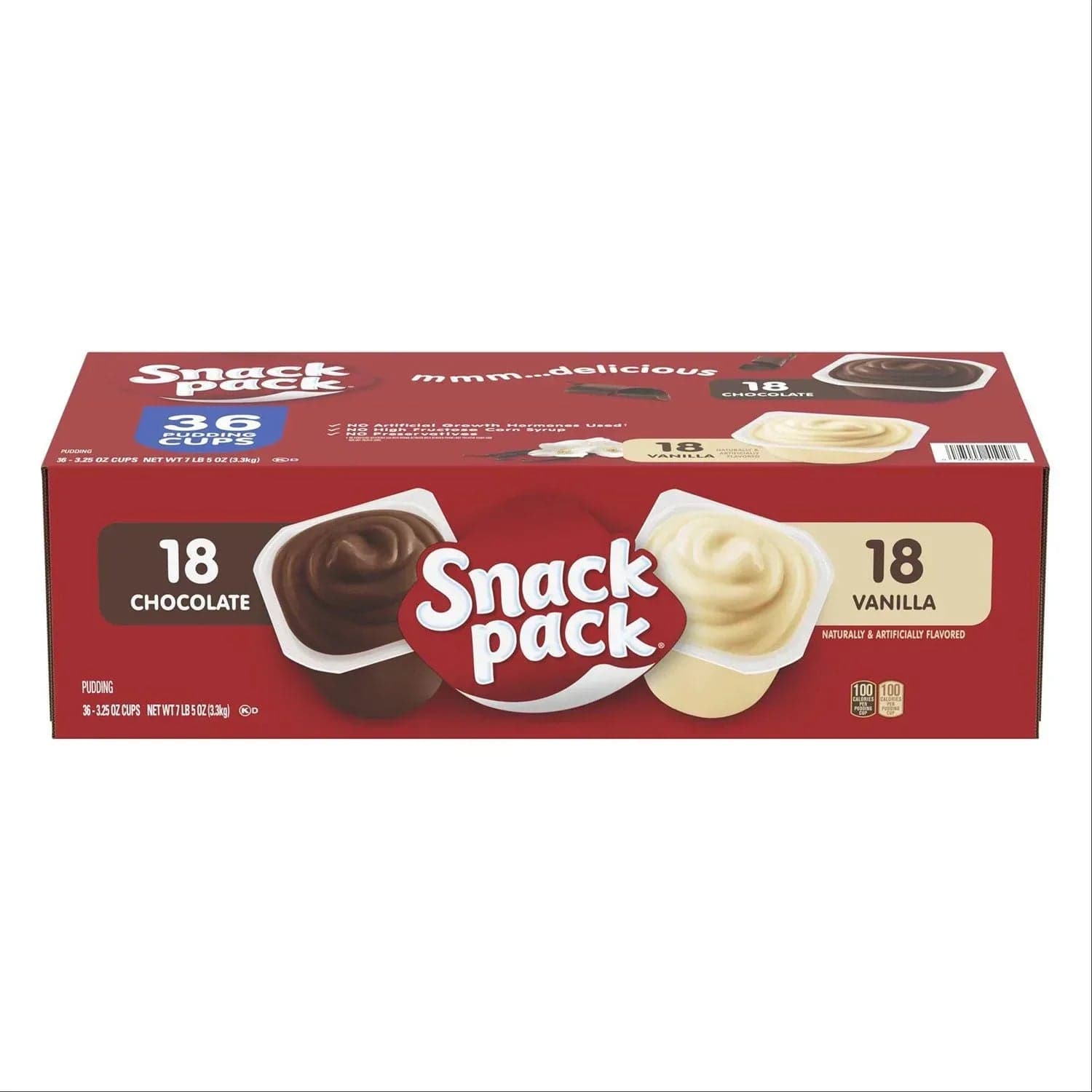 Snack Pack Pudding Variety Pack, 3.25 oz, 36 pk