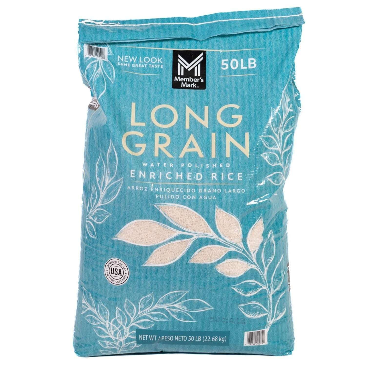 Member's Mark Long Grain White Rice, 50 lbs