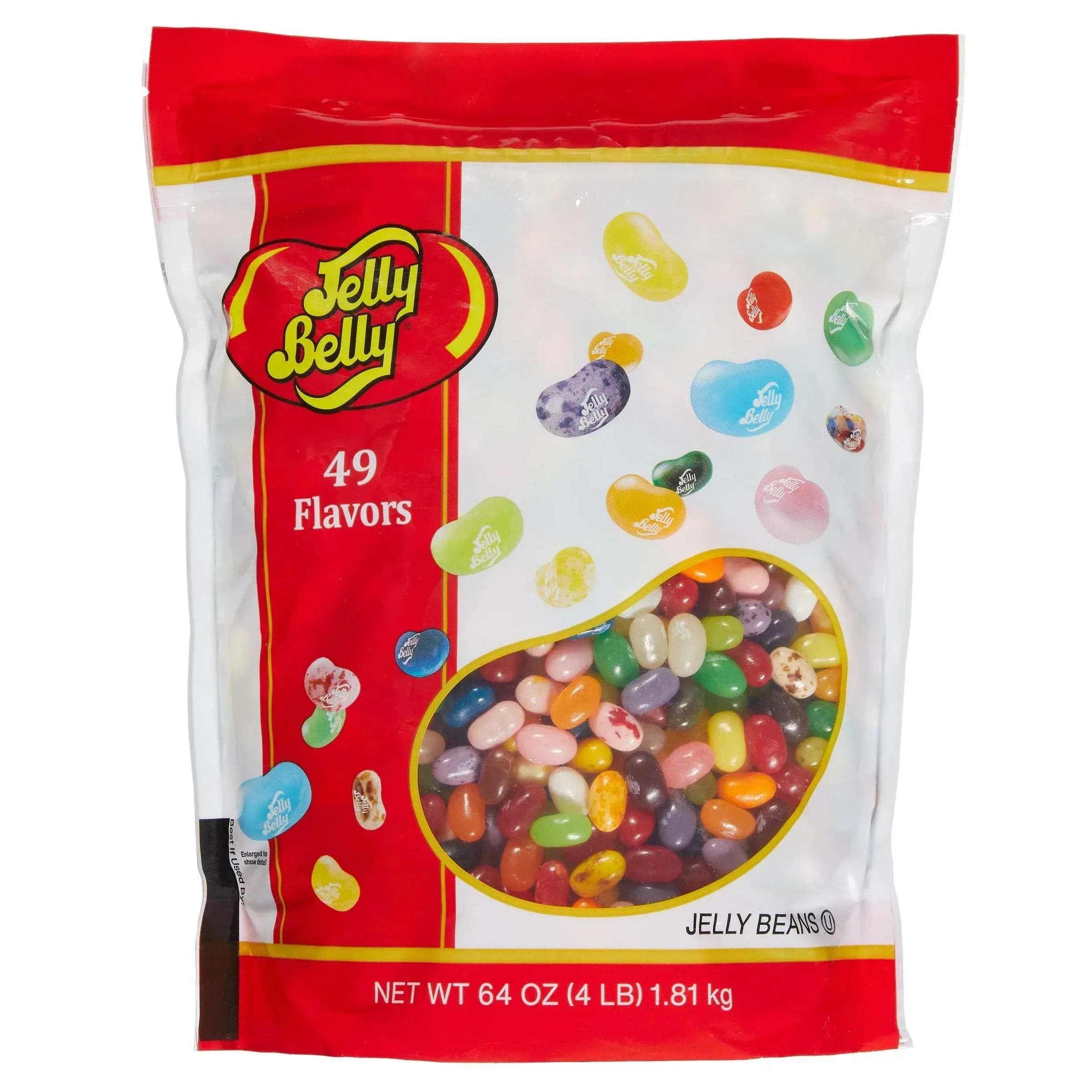 Jelly Belly Jelly Beans, Assorted 49 Flavors, 64 oz