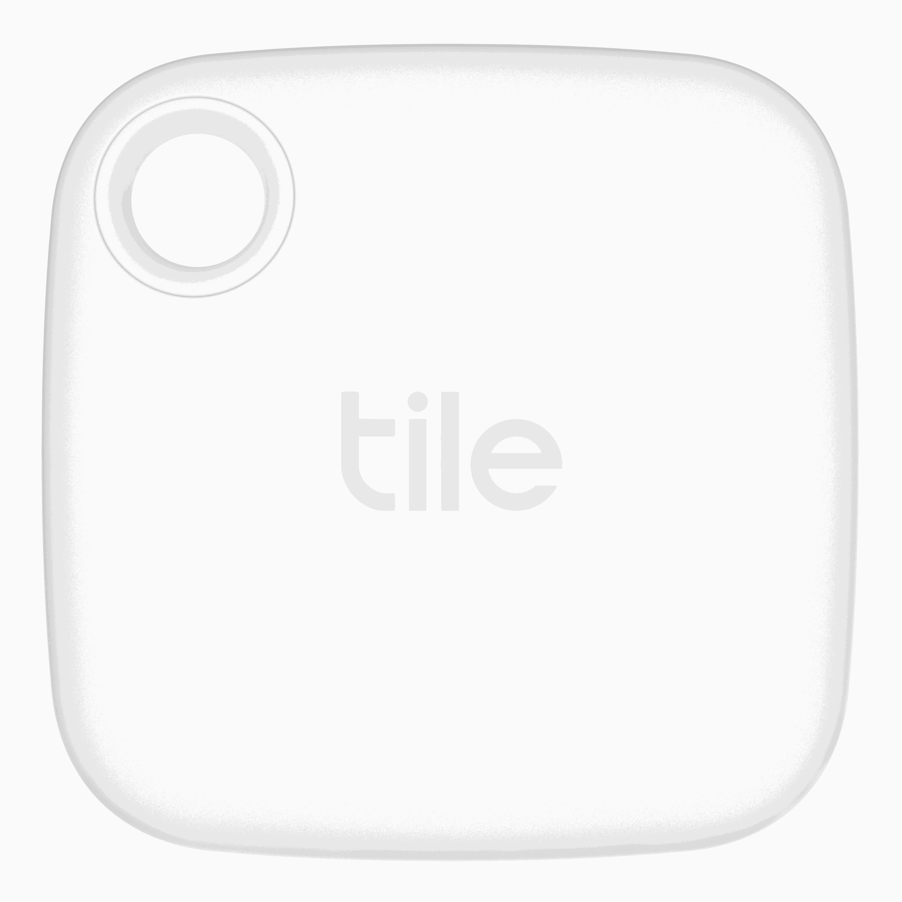 Tile Mate (2022) 1-Pack, White, Bluetooth Tracker and Key Finder, Up to 250 ft Range