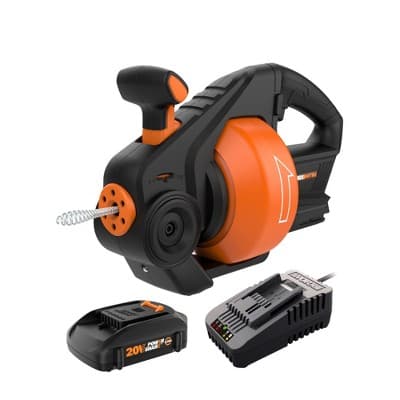Worx Nitro WX891L.9 20V Power Share 25 ft. Cordless Drain Auger (Tool Only) Battery and Charger Not Included