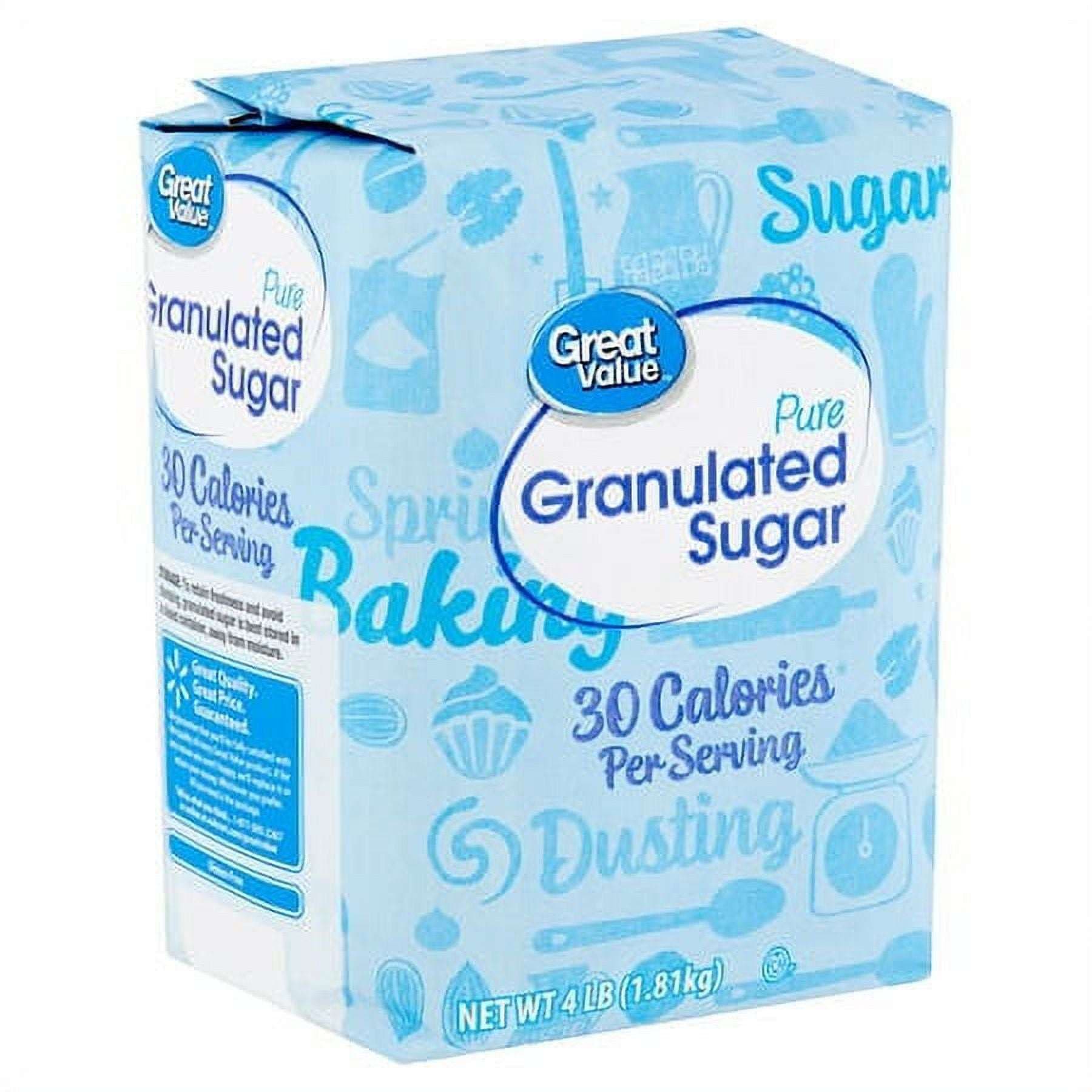 Great Value Pure Granulated Sugar, 4 lbs