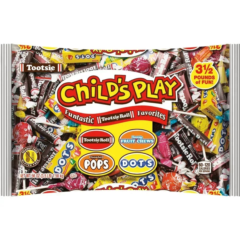 Tootsie Child's Play Variety Candies Pack, 3.5 lb