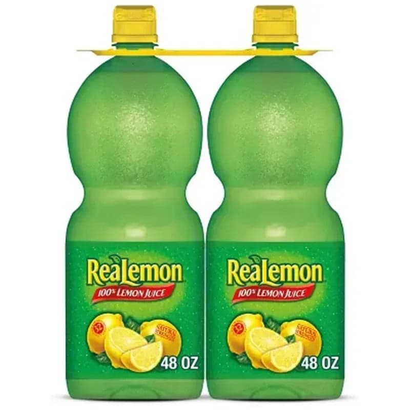 ReaLemon 100% Lemon Juice (48 Fl Oz Bottles, 2 Pk)