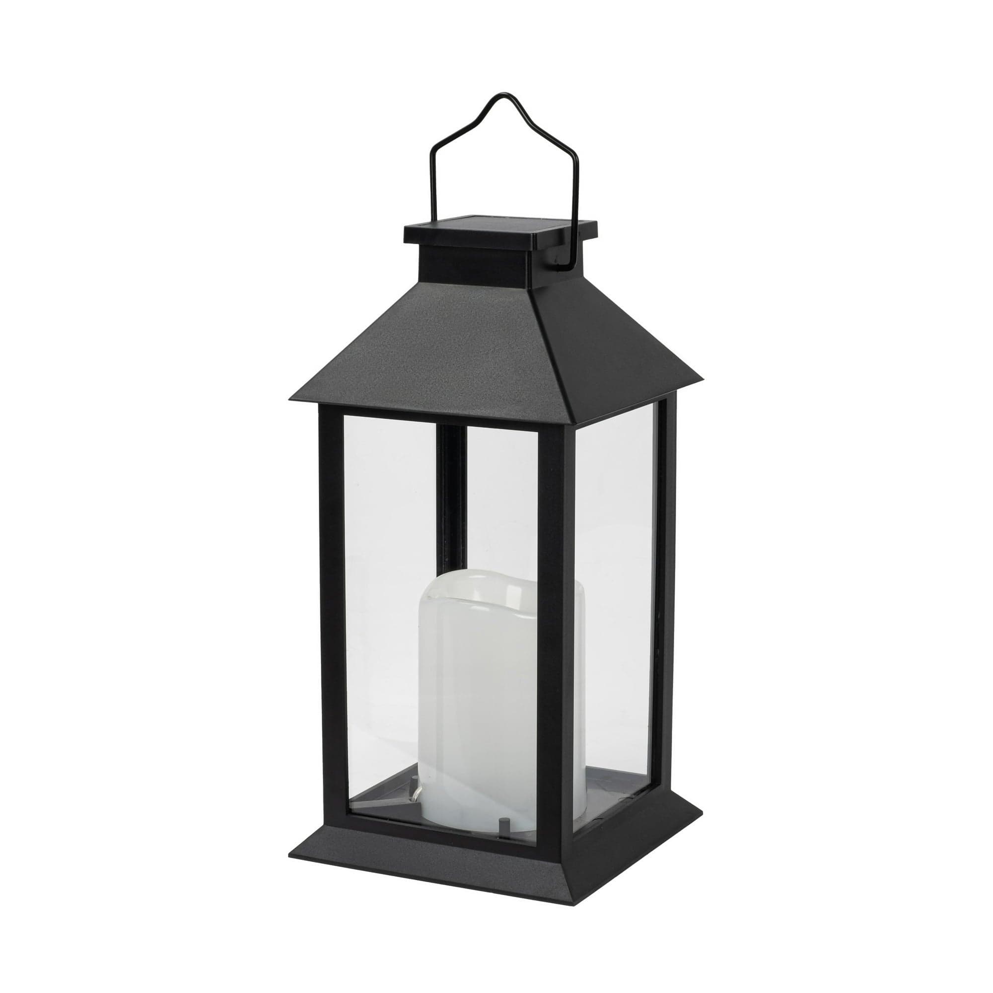 Mainstays Solar Lantern, Black