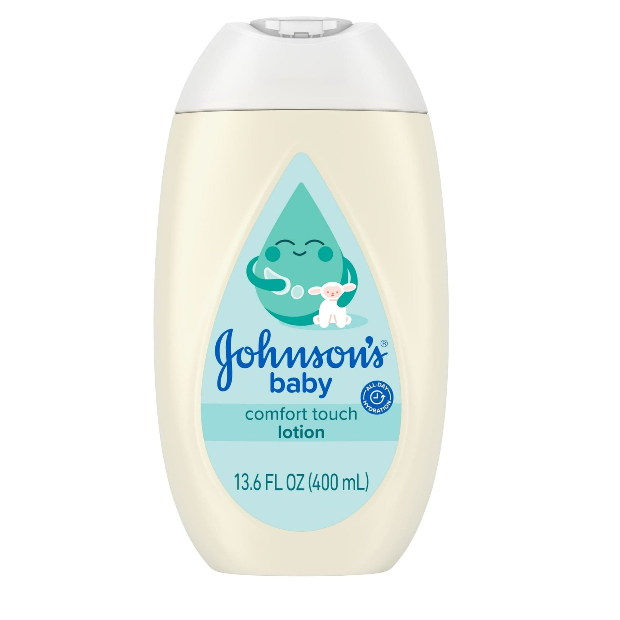 Johnson's Baby Comfort Touch Newborn Baby Face & Body Lotion, 13.6 fl oz