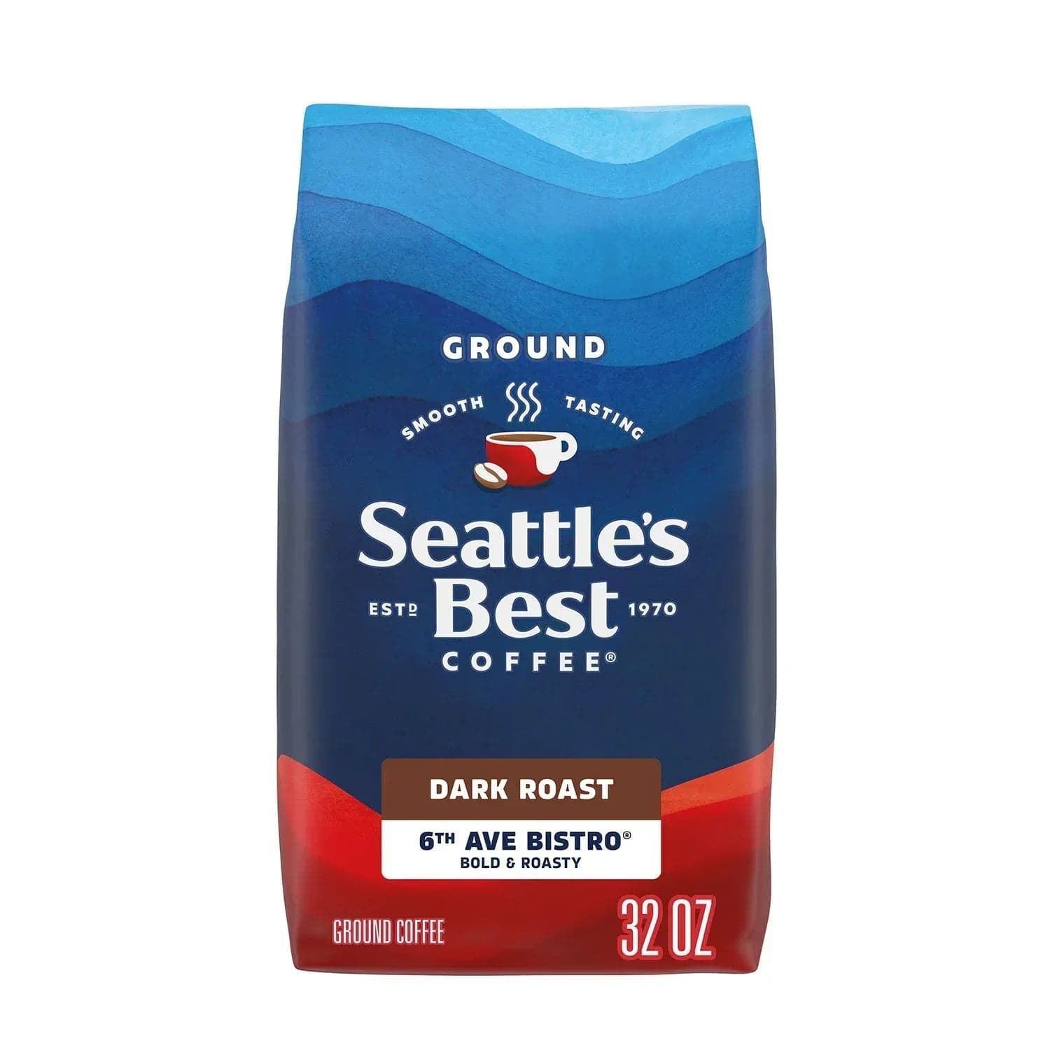 Seattle's Best Coffee 6th Avenue Bistro Ground Coffee (32 Oz.)