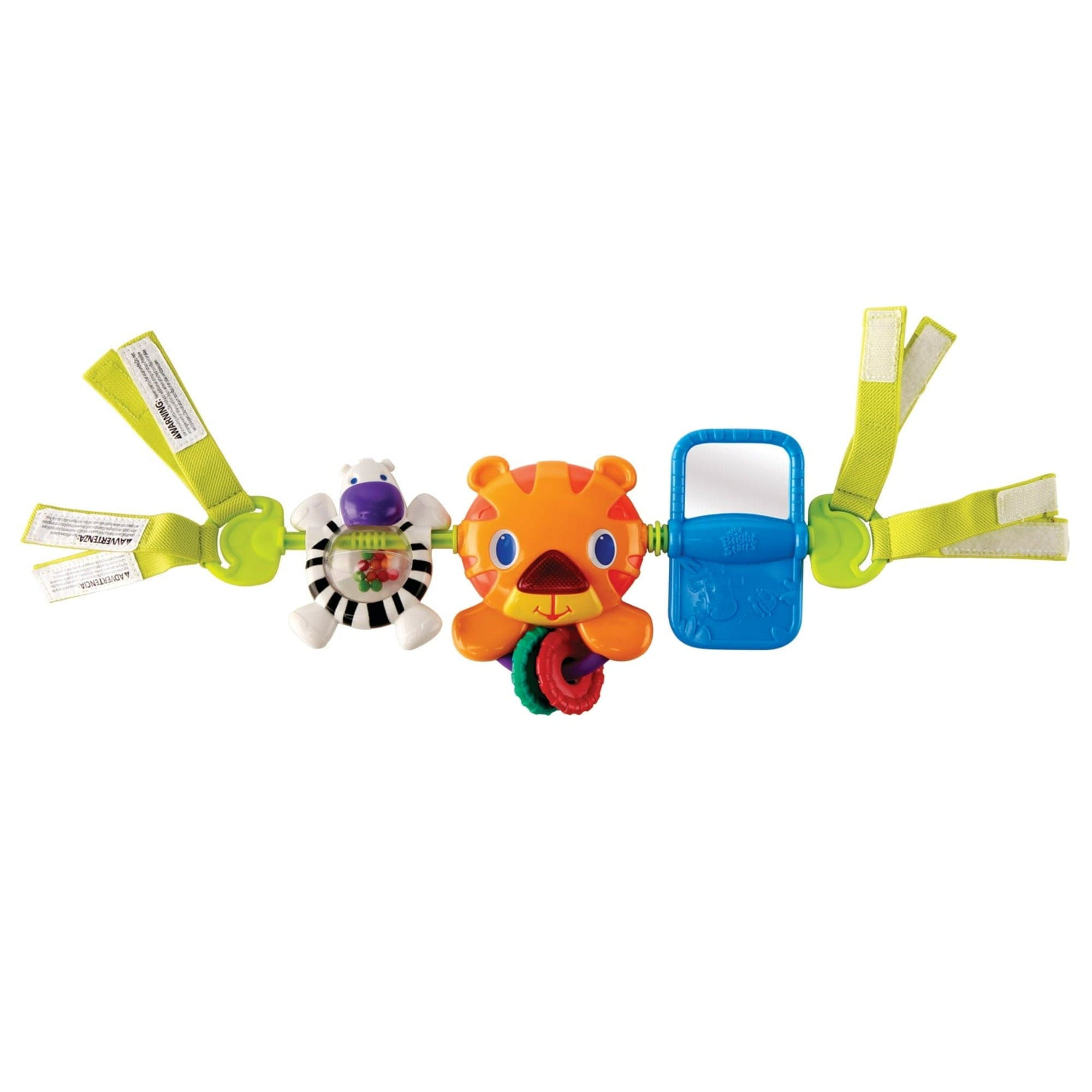 Bright Starts Take Along Musical Carrier Baby Activity Toy Bar, Newborn and Up