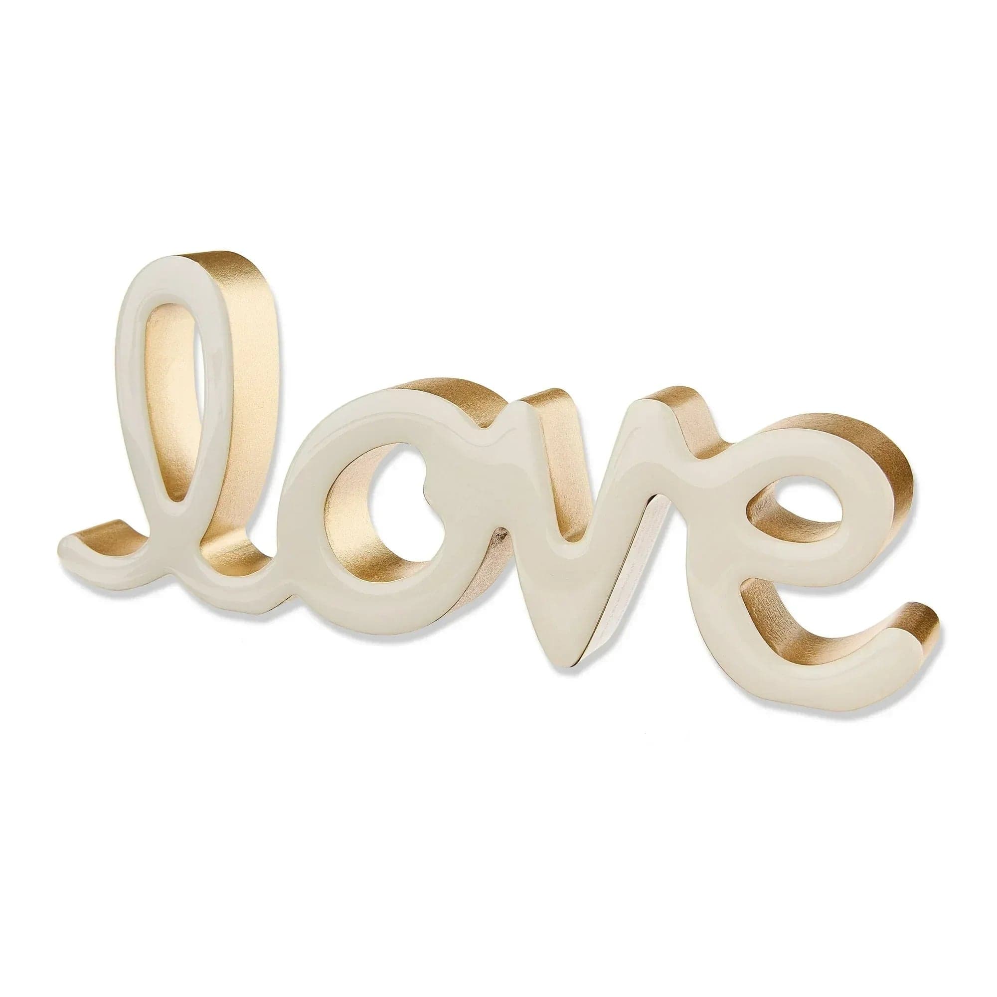 Love Tabletop Decoration, Cream, 4" x 9", Valentine's Day by Way To Celebrate