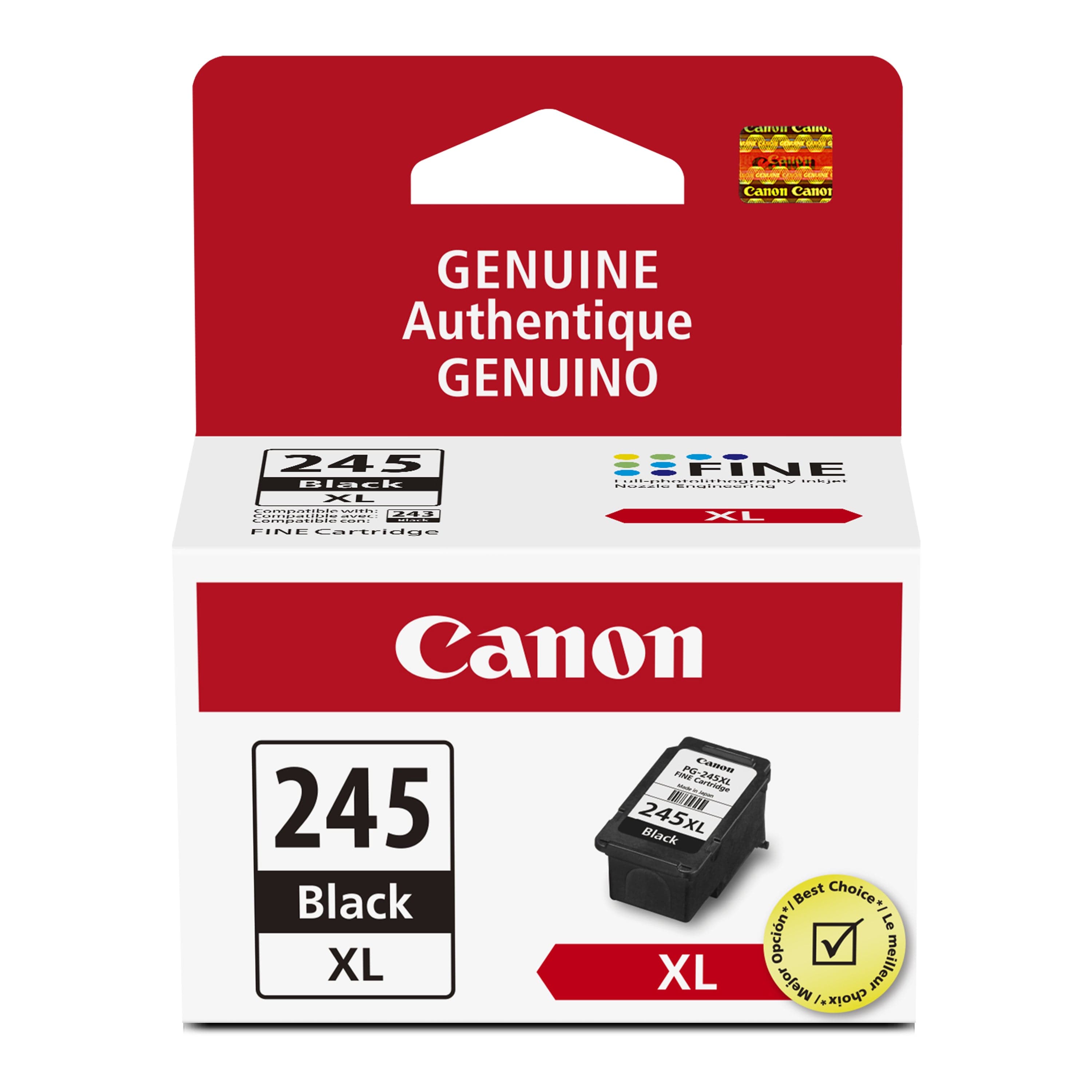 Canon PG-245 XL High Yield Black Ink Cartridge