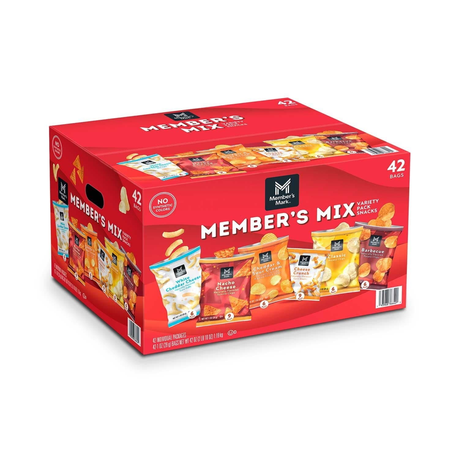 Member's Mark Member's Mix Variety Pack Chips, 1 oz., 42 pk.