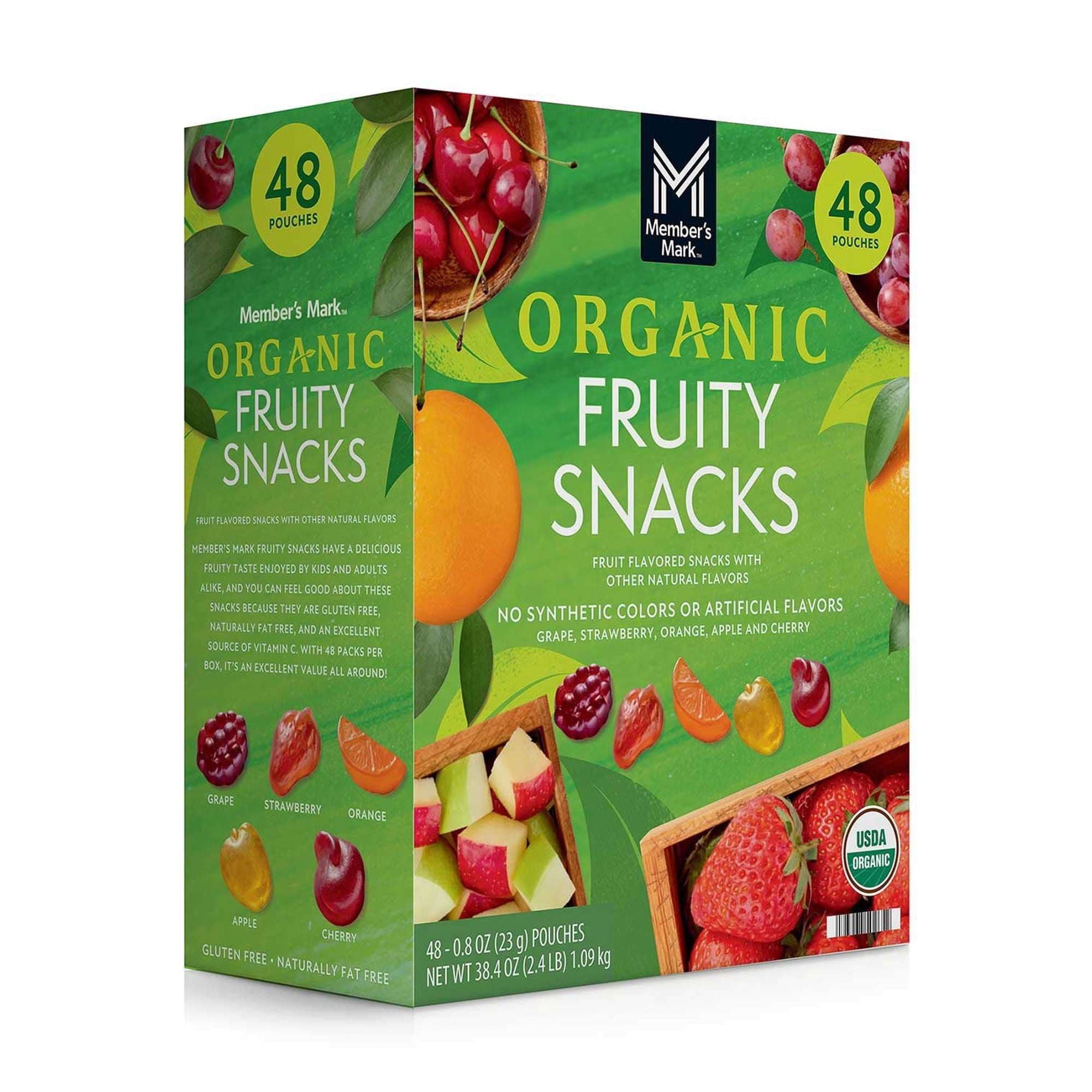Member's Mark Organic Fruit Snacks, 48 ct.