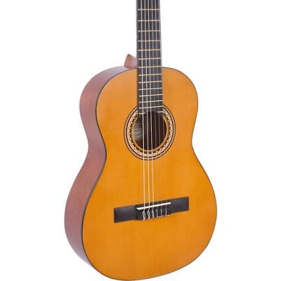 Valencia 200 Series 3/4 Size Classical Acoustic Guitar Transparent Blue