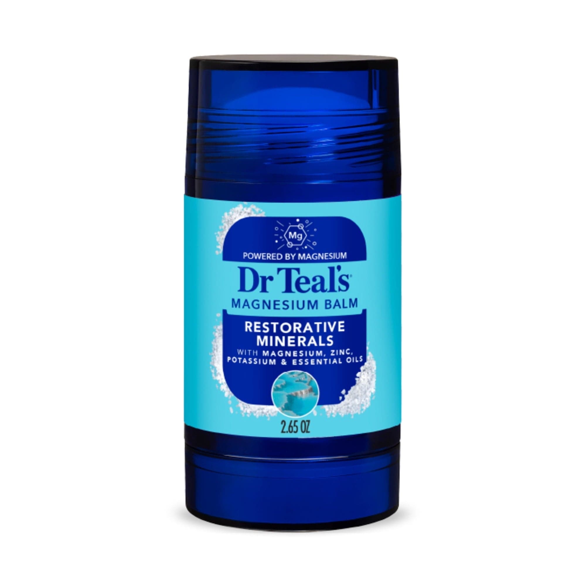 Dr Teal's Restorative Minerals Body Balm with Magnesium, Zinc and Potassium, 2.65 oz (Pack of 3)