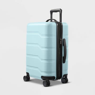 Hardside Carry On Spinner Wheels Suitcase - Open Story Pink