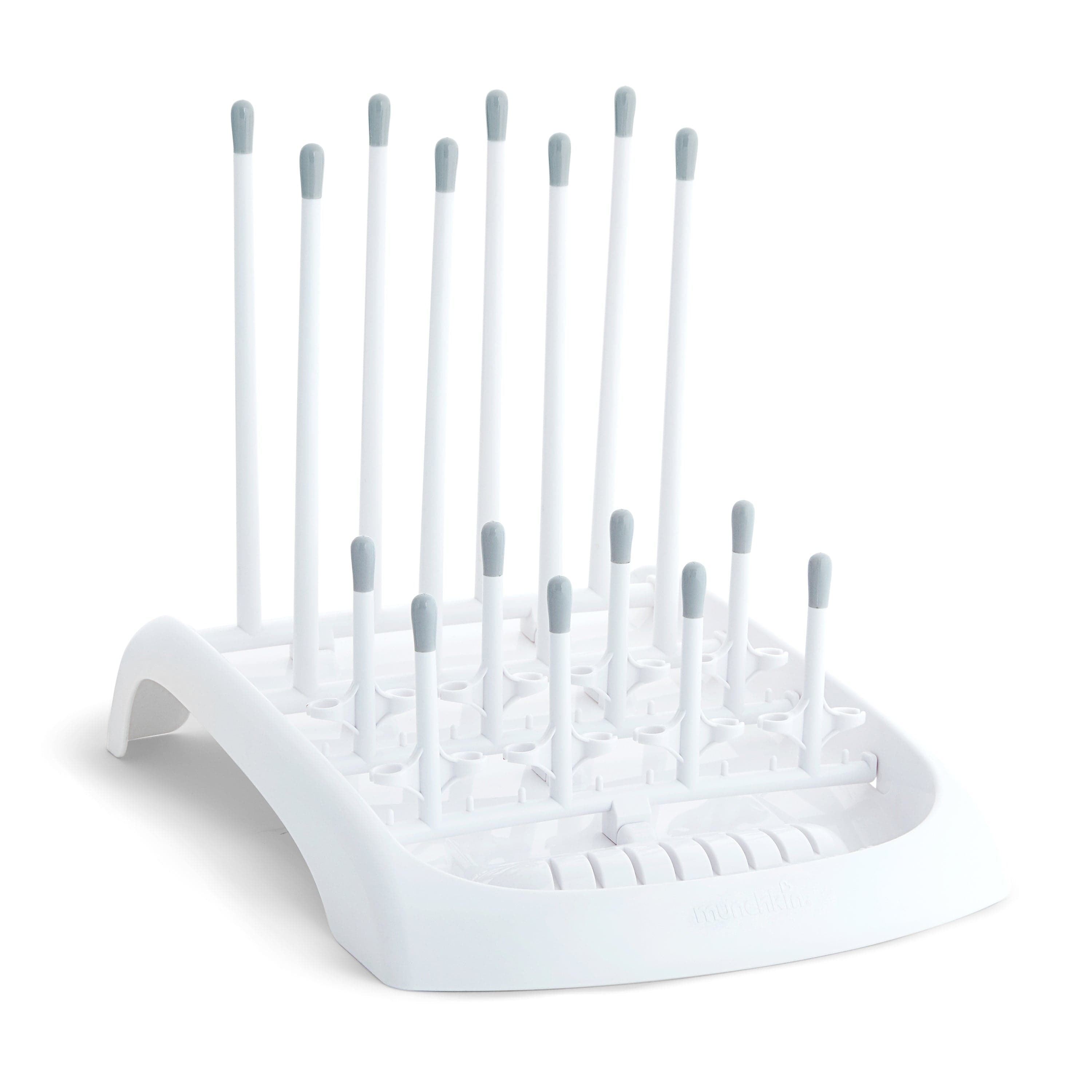 Munchkin Fold Baby Bottles and Accessories Drying Rack, White, 1 Pack
