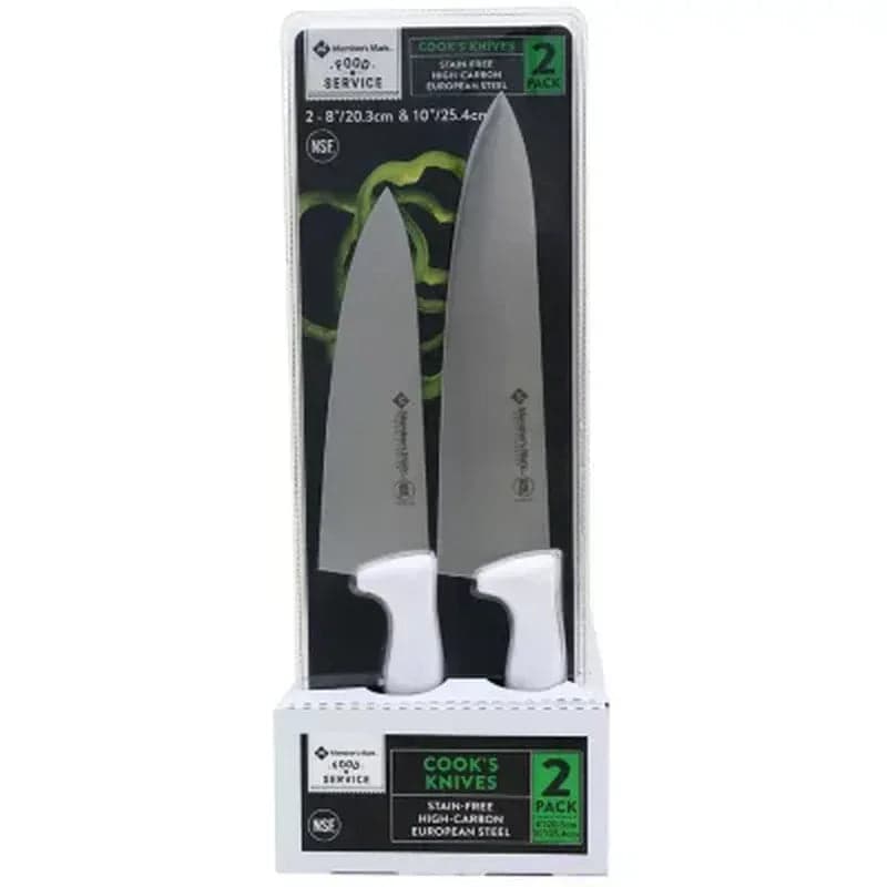Member's Mark Cook's Knives Set with Non-Slip Handle (2 pk.)