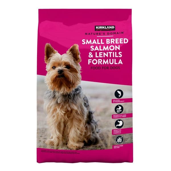 Kirkland Signature Nature's Domain Small Breed Salmon & Lentil Formula for Dogs, 20 lbs