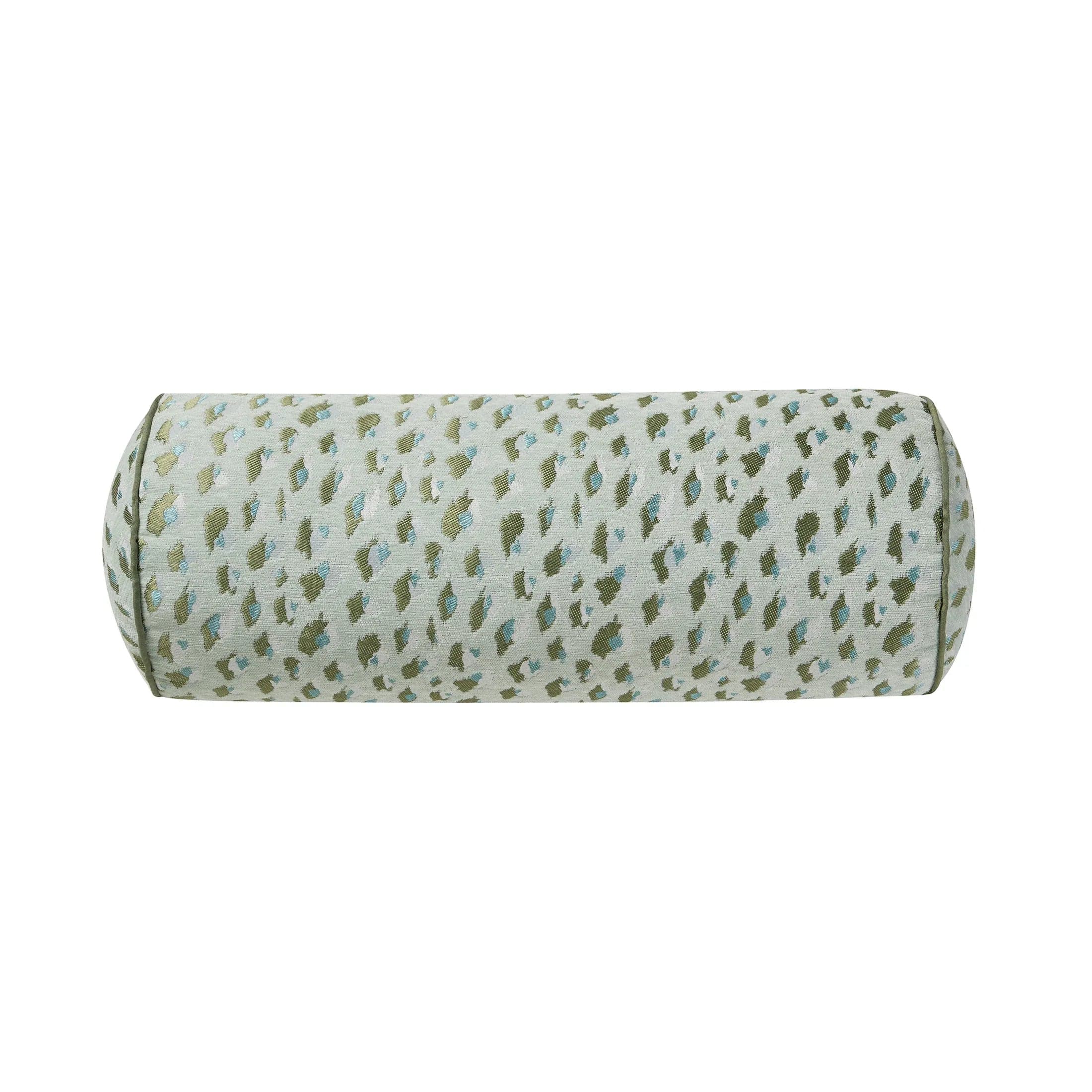 Home Decor Collection Woven Leopard Bolster Decorative Pillow