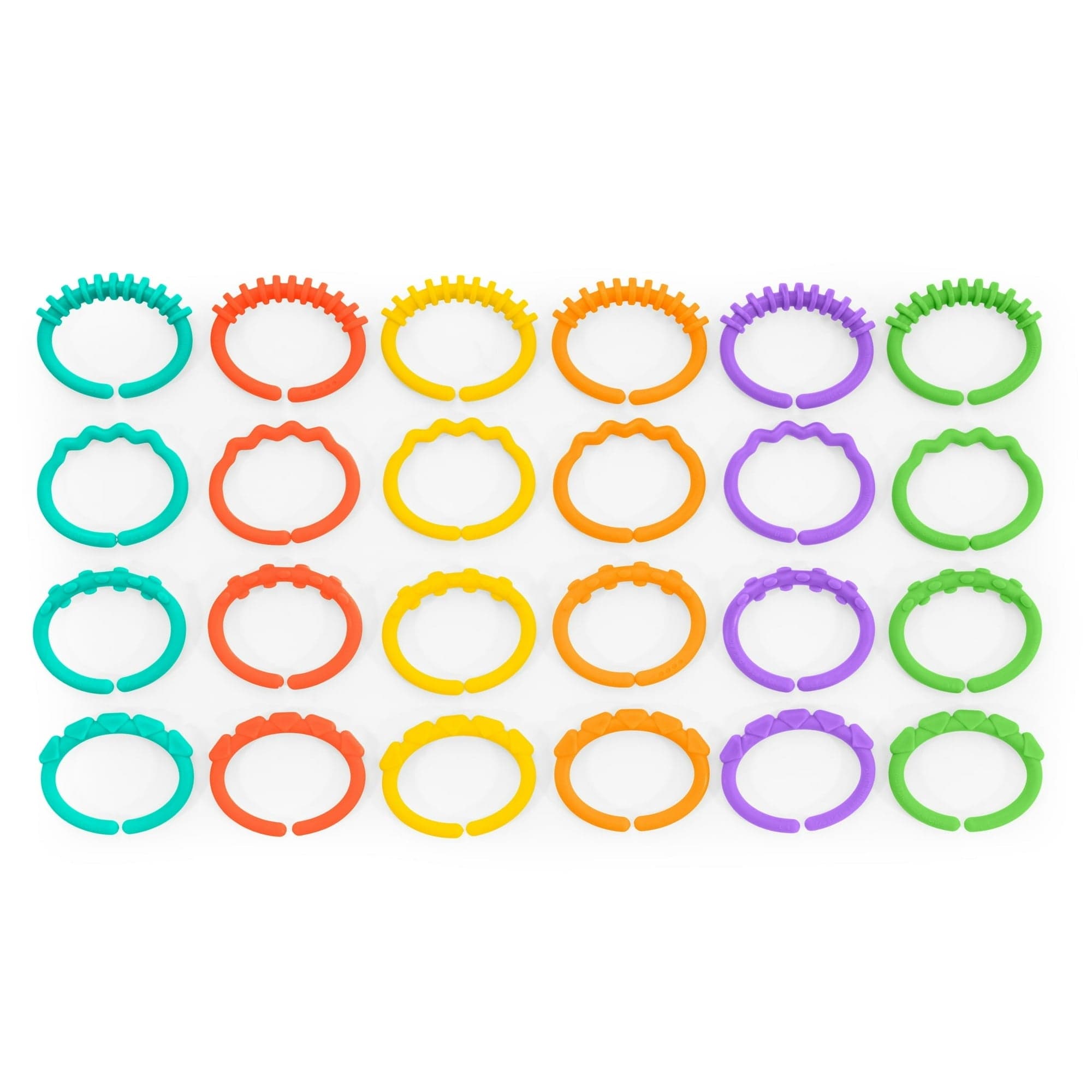 Bright Starts Lots of Links Take-Along Toys, Newborn and Up