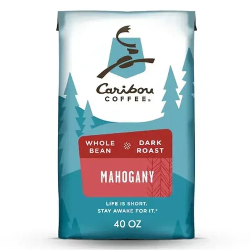 Caribou Dark Roast Ground Coffee, Mahogany (40 oz.)