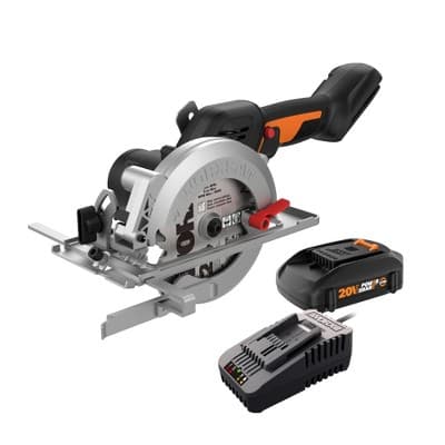 Worx WX531L.9 20V Power Share WORXSAW 4.5" Cordless Compact Circular Saw (Tool Only)