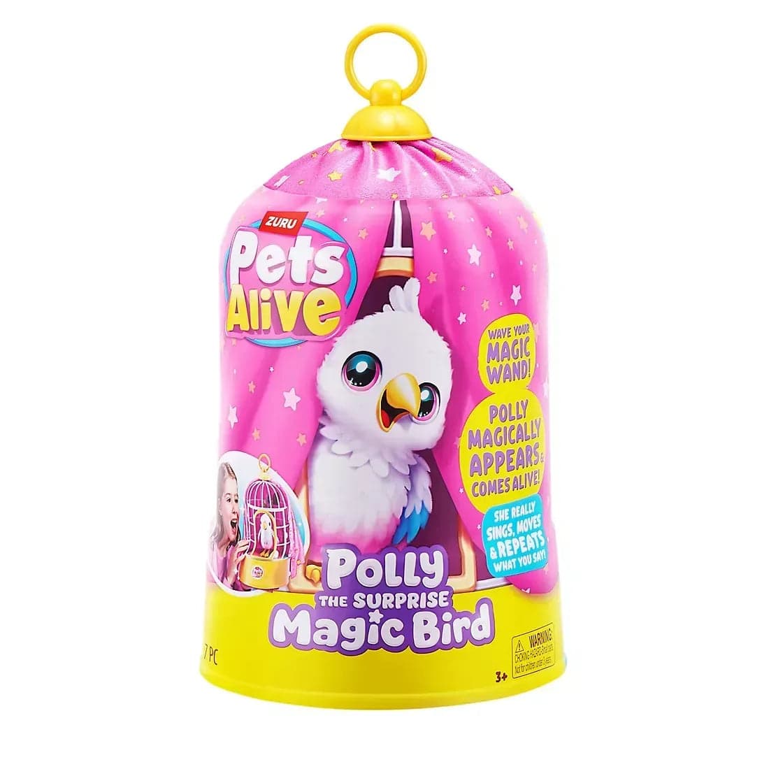 Pets Alive Polly the Magic Bird, Interactive Robotic Toy Pet Bird