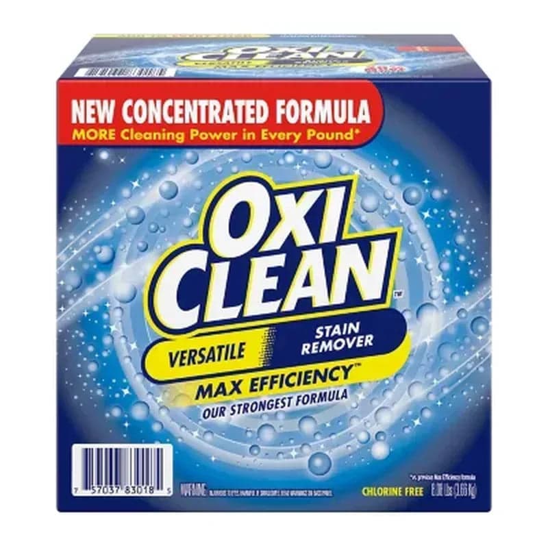 OxiClean Concentrated Max Efficiency Versatile Stain Remover Powder (8.08 Lbs.)