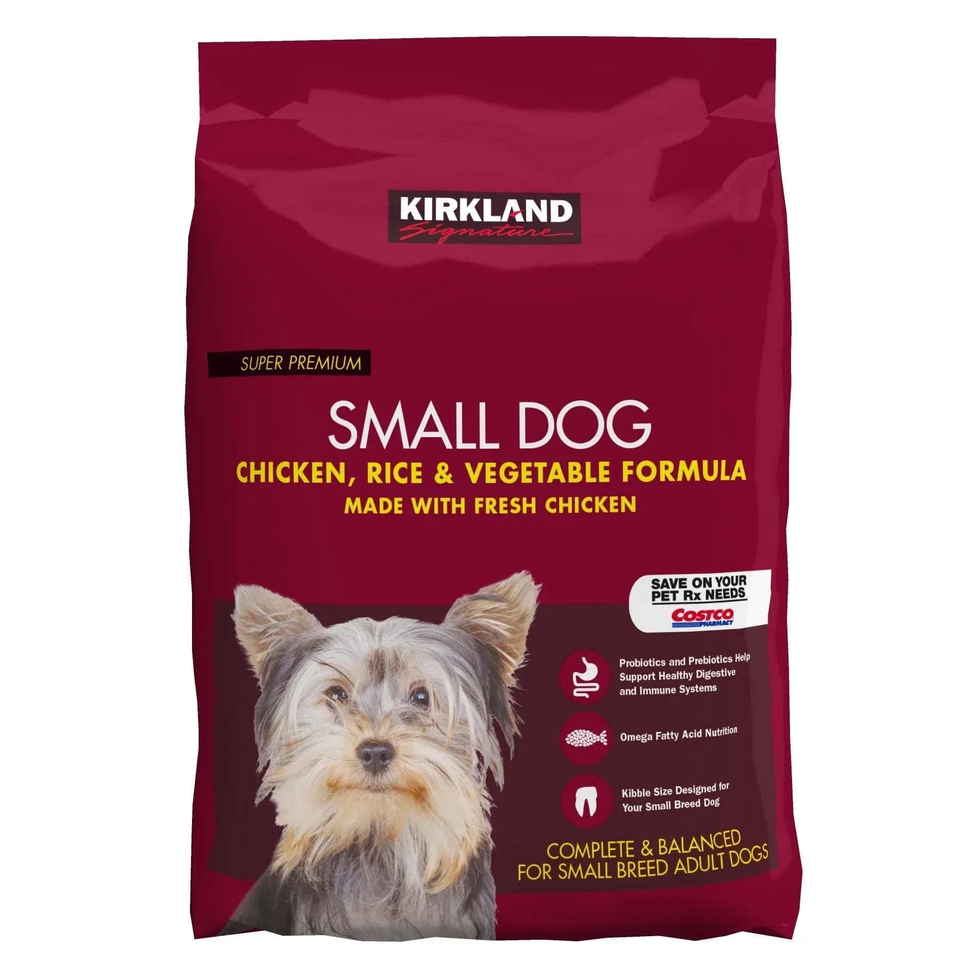 Kirkland Signature Small Formula Chicken & Vegetable Dog Food, 20 lb.
