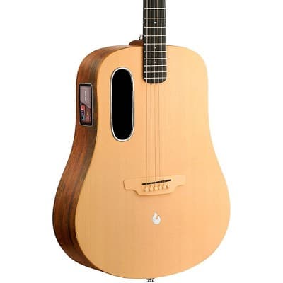 LAVA MUSIC LAVA ME 4 Spruce 41" Acoustic-Electric Guitar With Airflow Bag - Natural