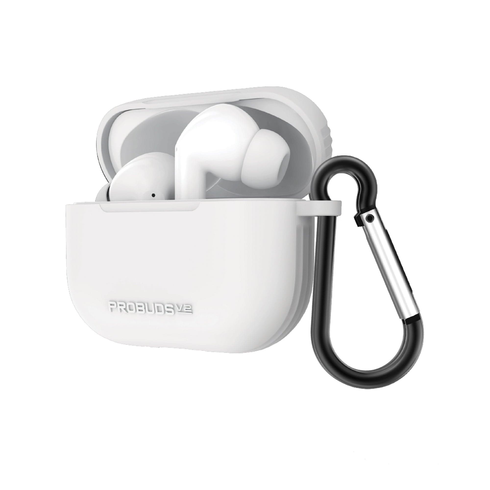 Probuds V2 True Wireless Bluetooth Earbuds with Charging Case, Auto Pairing and Built-in Mic