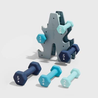 Set of 2/3/5lb Dumbell 7pc - All In Motion