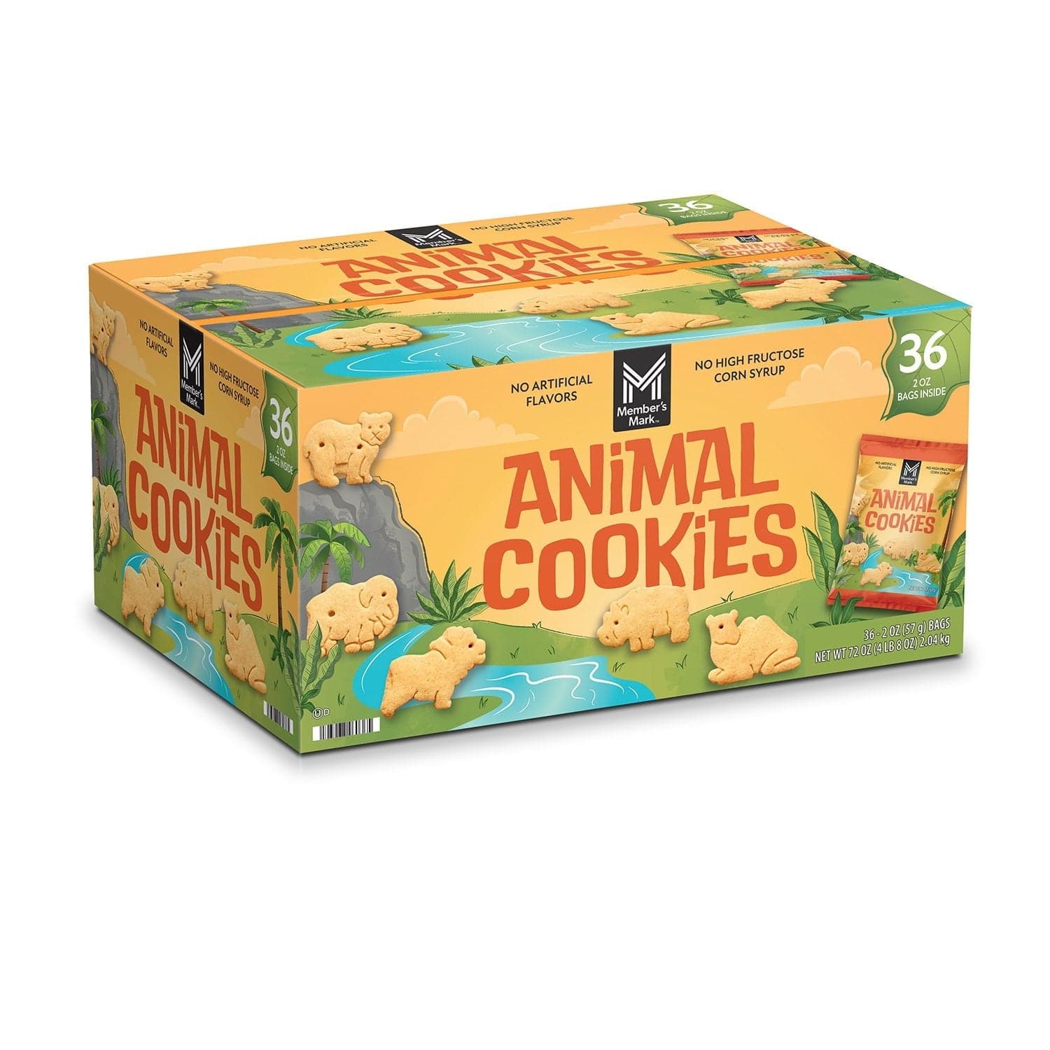 Member's Mark Animal Cookies 2 oz., 36 pk.