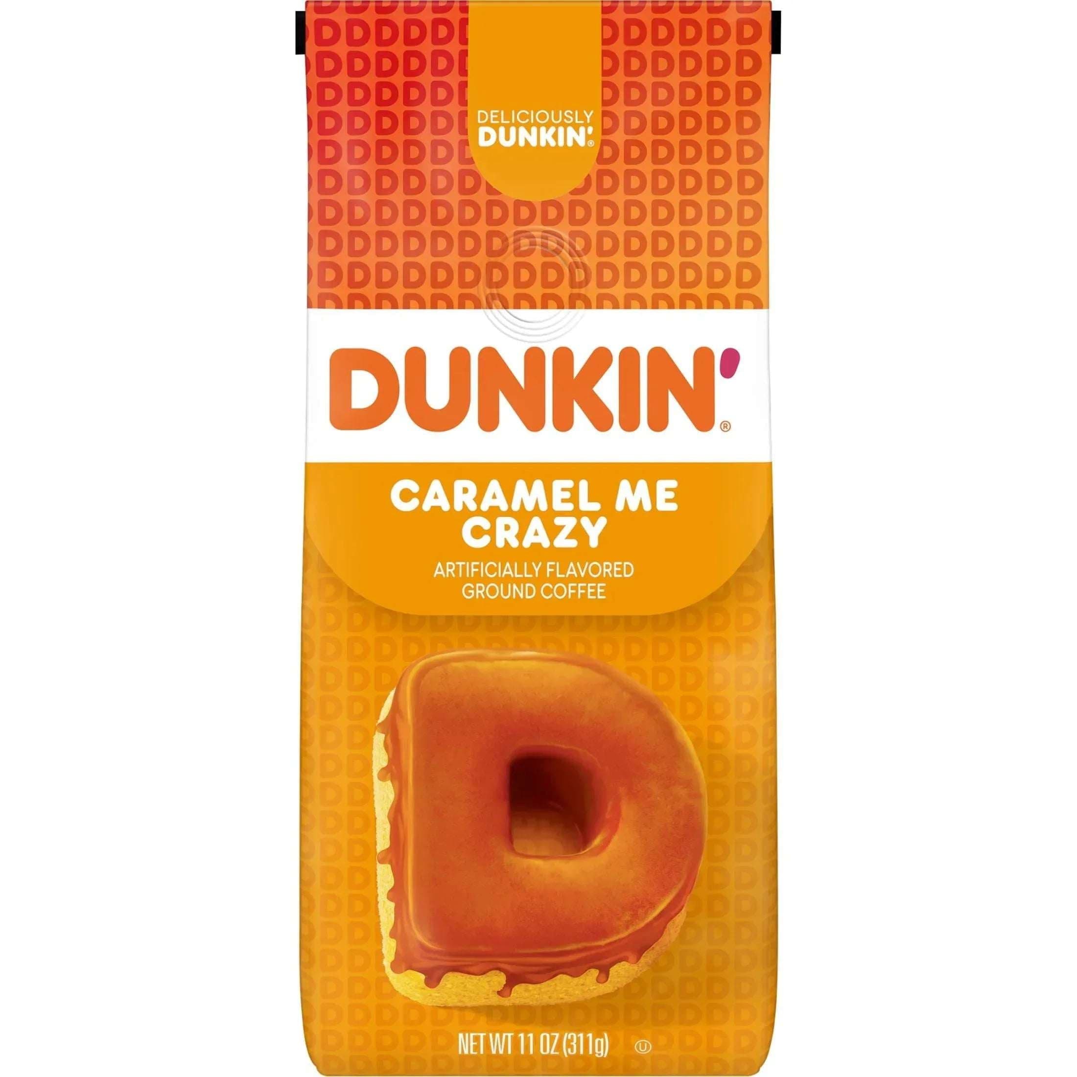 Dunkin' Caramel Me Crazy Ground Coffee, 11 oz