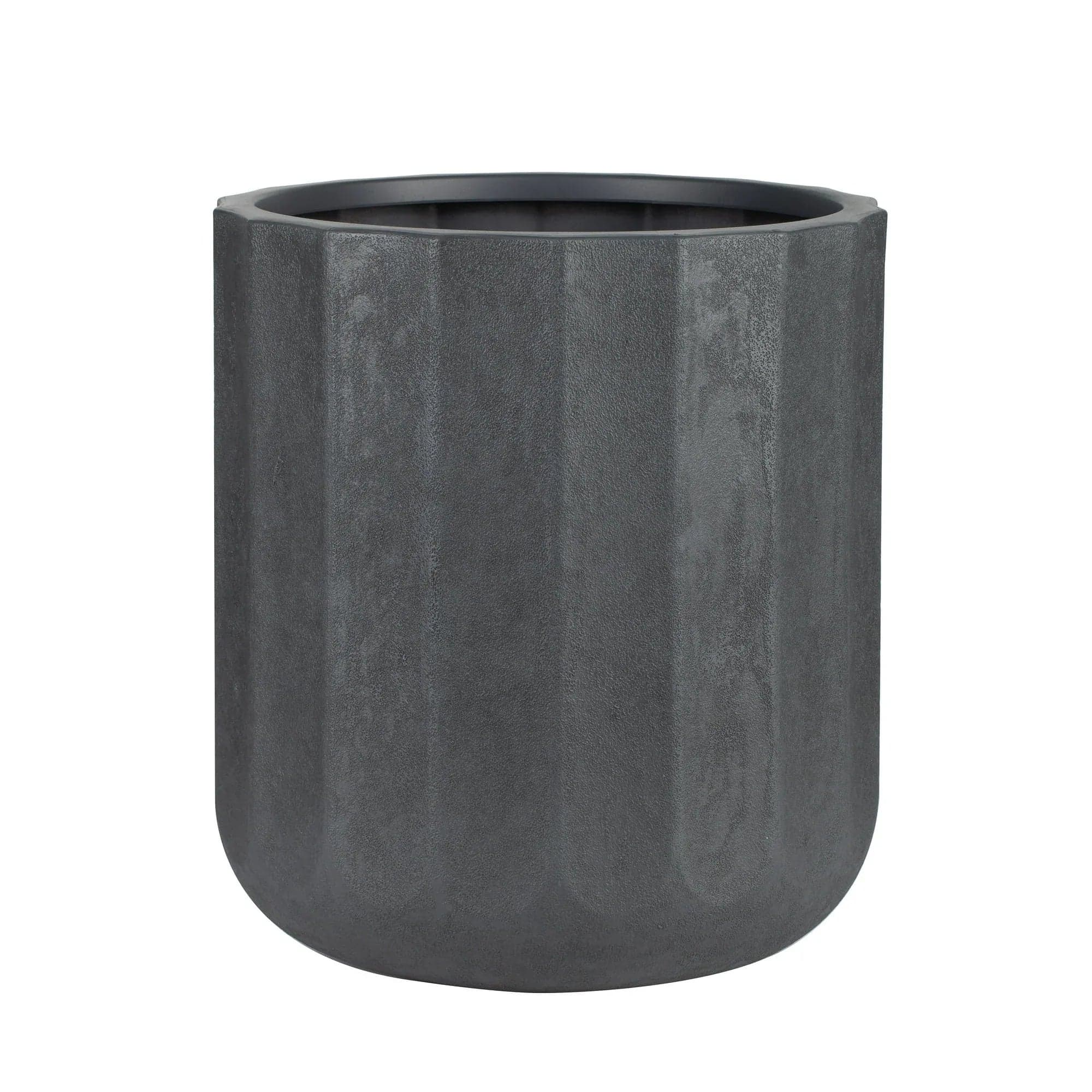 Better Homes & Gardens Adler 16 inch Resin Planter With Modern Design for Indoor Outdoor Plant