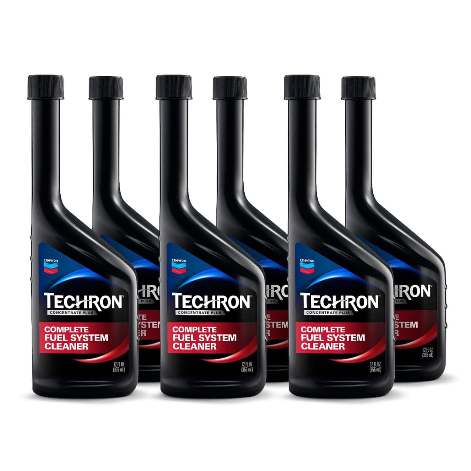 Techron Complete Fuel System Cleaner, 6 Pack of 12 oz Bottles